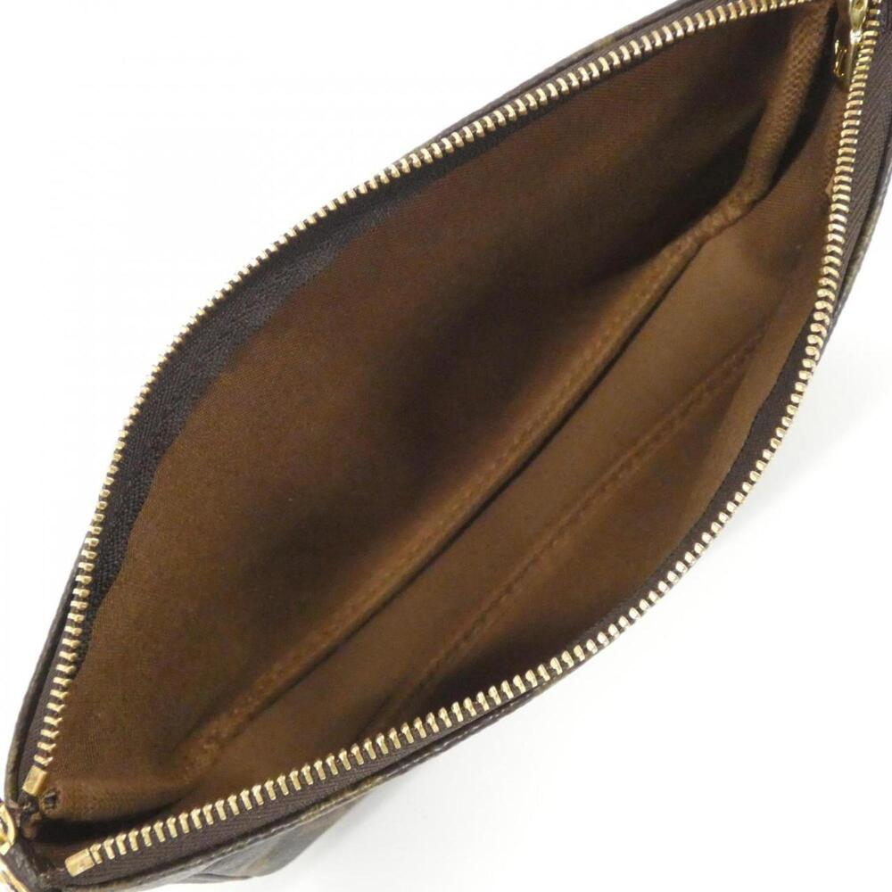 LOUIS VUITTON Authentic Brown Monogram Pochette Pouch - Picture 10 of 10